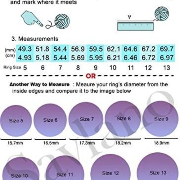 18K White Gold Plated Cubic Zirconia Round Cut Eternity Ring Band for Women - Picture 7 of 7